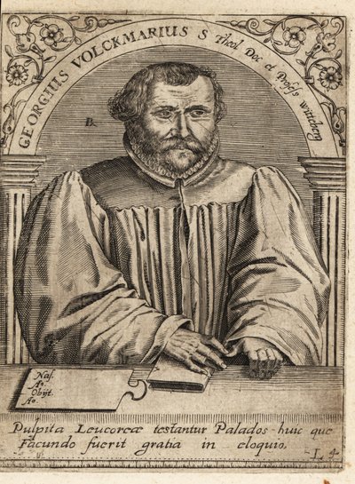 Johann Georg Volkmar door Theodore de Bry