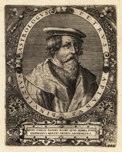 Peter Apian, Duitse astronoom door Theodore de Bry