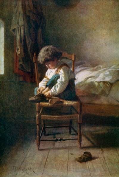 Alleen, 19e eeuw, 1912 door Theophile Emmanuel Duverger