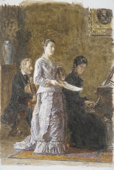 Het pathetische lied door Thomas Eakins