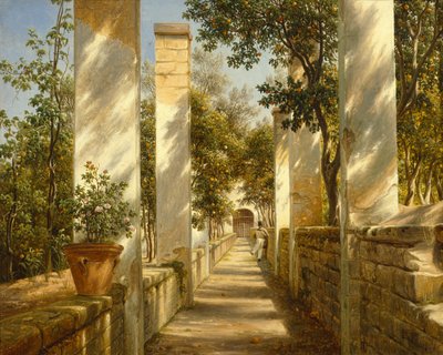 Oranje Pergola, Sorrento door Thomas Fearnley