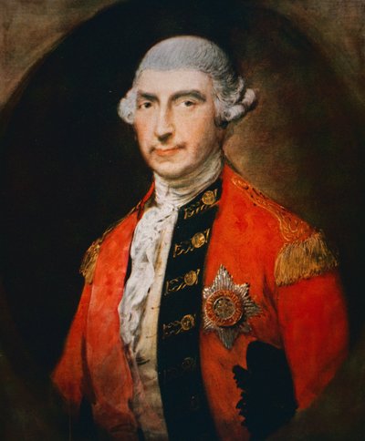 Sir Jeffery Amherst door Thomas Gainsborough