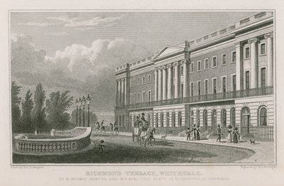 Richmond Terrace in Whitehall door Thomas Hosmer Shepherd