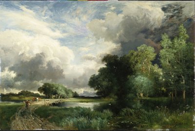 Naderende Stormwolken door Thomas Moran