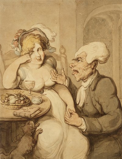 Een Nieuwe Vorm van Gebed door Thomas Rowlandson