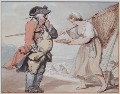 Een garnaal, meneer?, 1799 door Thomas Rowlandson