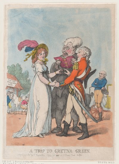 Een reis naar Gretna Green door Thomas Rowlandson