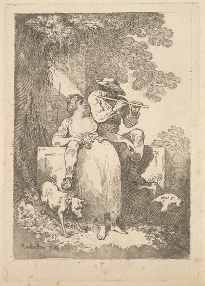 Rust van arbeid op zonnige dagen, 1784-87 door Thomas Rowlandson