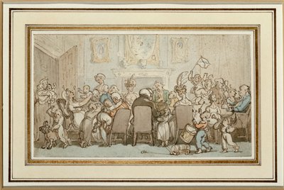 De familie Breedwell, 1807 door Thomas Rowlandson