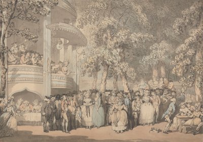 Vauxhall Gardens door Thomas Rowlandson