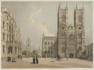 Londen zoals het is: Westminster Abbey door Thomas Shotter Boys