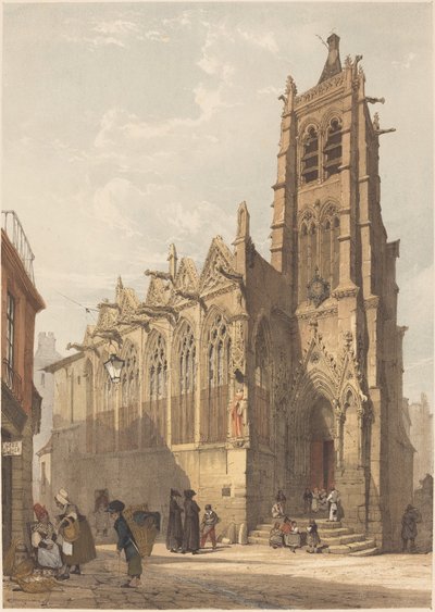 St. Séverin, Parijs door Thomas Shotter Boys