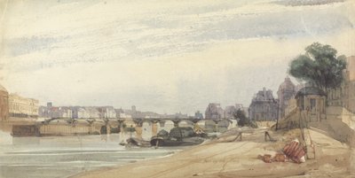 De Pont des Arts, Parijs door Thomas Shotter Boys