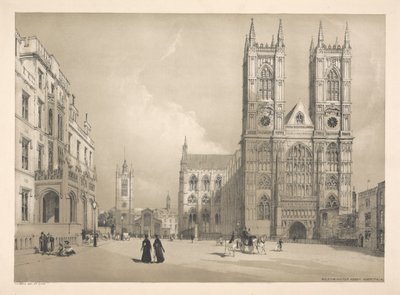 Westminster Abbey, ziekenhuis enz. door Thomas Shotter Boys