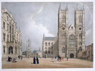 Westminster Abbey en Ziekenhuis, Londen door Thomas Shotter Boys