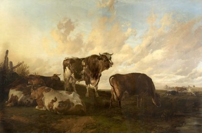 Rust in de Weiden, 1851 door Thomas Sidney Cooper