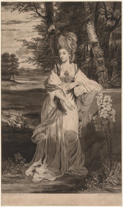 Lady Bampfylde, 1779 door Thomas Watson