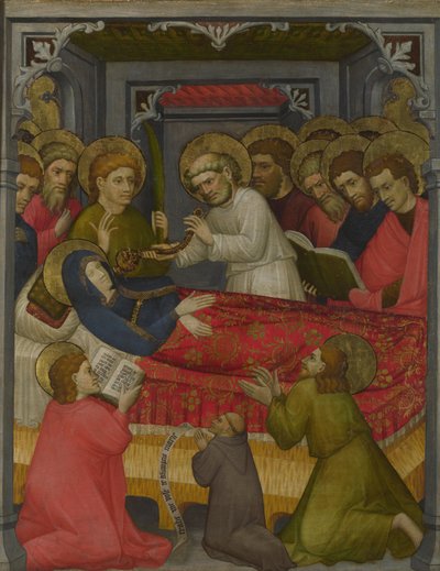 De Dood van de Maagd, ca. 1425 door Tyrolese