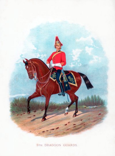 5e Dragoon Guards, 1888 door Unbekannt