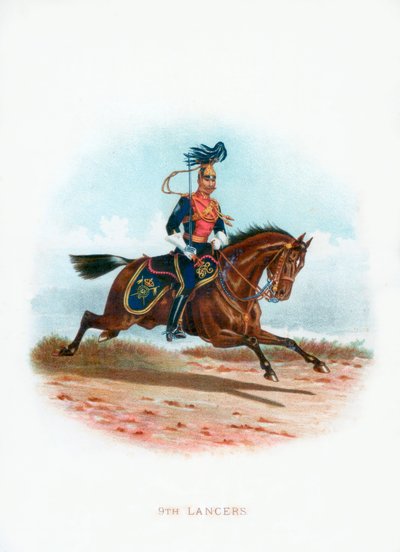 9e Lancers, 1889 door Unbekannt