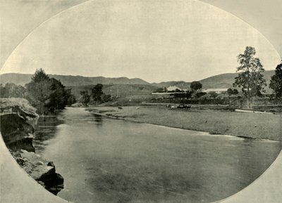 Een Homestead op een Station in New South Wales, 1901 door Unbekannt