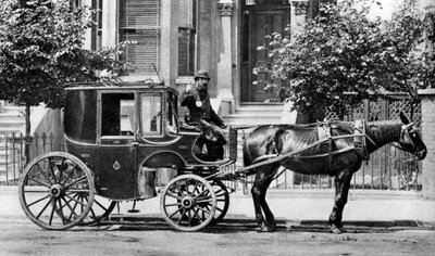 Een door paarden getrokken koets, Londen door Unbekannt