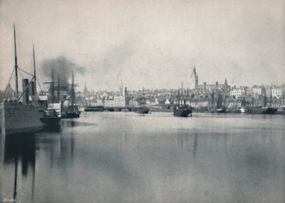 Aberdeen - Algemeen uitzicht vanaf de rivier, 1895 door Unbekannt