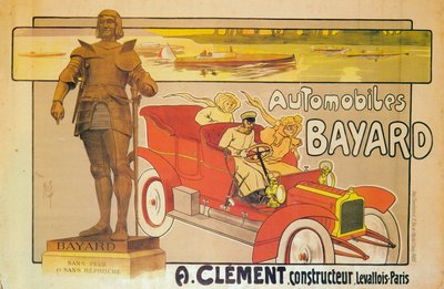 Advertentie voor Clement-Bayard auto