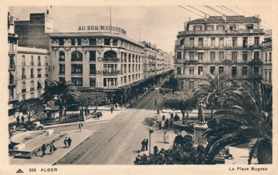 Alger - La Place Bugeau, ca. 1930 door Unbekannt