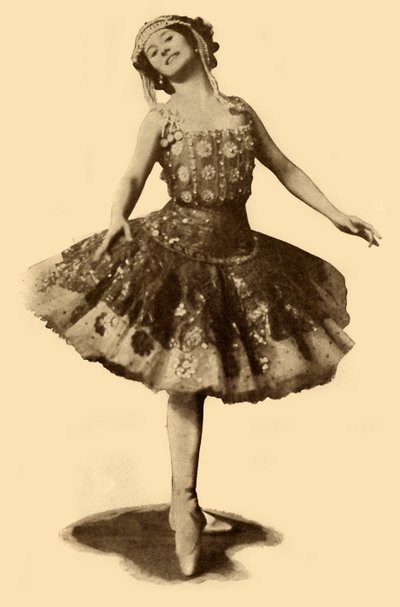 Anna Pavlova, ca. 1910 door Unbekannt