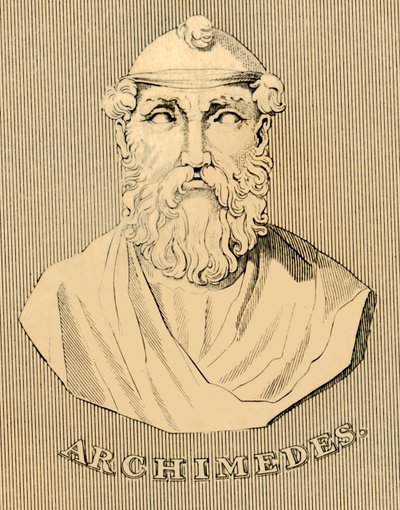 Archimedes, c287-212 v.Chr., 1830 door Unbekannt