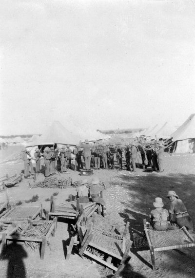 Legerband oefening, Howshera, 1917 door Unbekannt