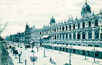 Avenida Central, Rio de Janeiro, Brazilië, ca. 1900s door Unbekannt