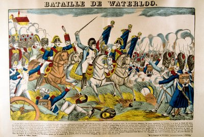 Slag bij Waterloo, 18 juni 1815, 19e eeuw door Unbekannt