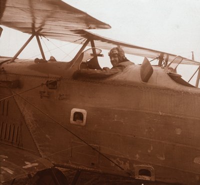 Breguet dubbeldekker stijgt op, c1914-c1918 door Unbekannt