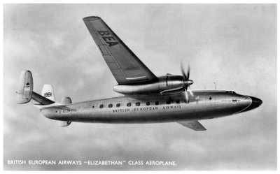 British European Airways Elizabethan klasse vliegtuig door Unbekannt