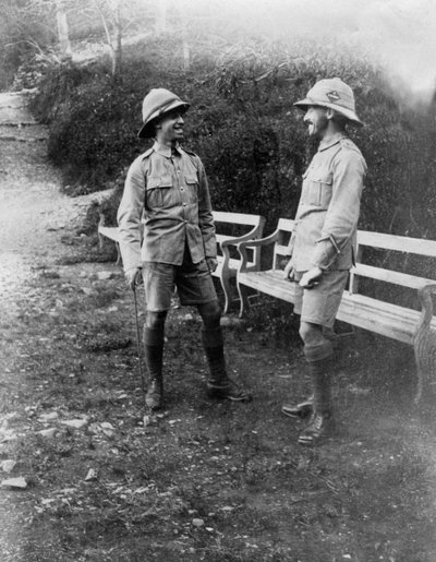 Britse soldaten, Chakrata, India, 1917 door Unbekannt