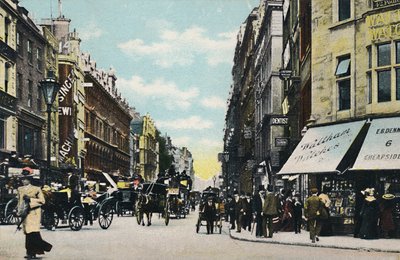 Cheapside. St. Pauls einde. Londen door Unbekannt