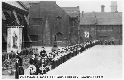 Chethams Ziekenhuis en Bibliotheek, Manchester, 1937 door Unbekannt