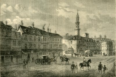 Cornhill in 1630, ca. 1872 door Unbekannt