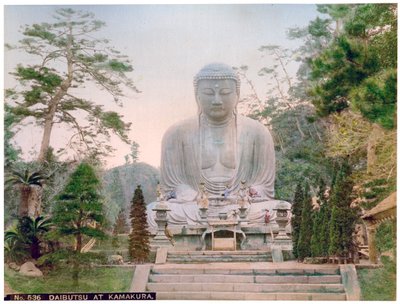 Daibutsu in Kamakura, Japan door Unbekannt