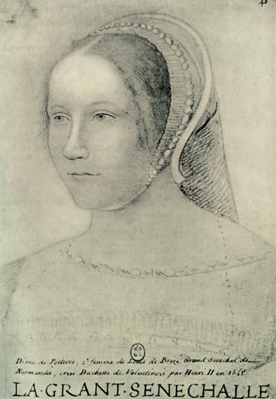 Diane de Poitiers, 1525, 1907 door Unbekannt