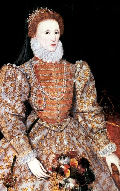 Elizabeth I, Koningin van Engeland en Ierland door Unbekannt