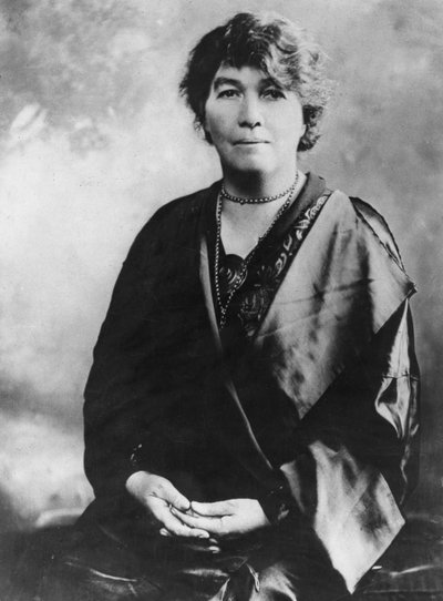 Emmeline Pethick-Lawrence 1867-1954, Britse suffragette, begin 20e eeuw door Unbekannt