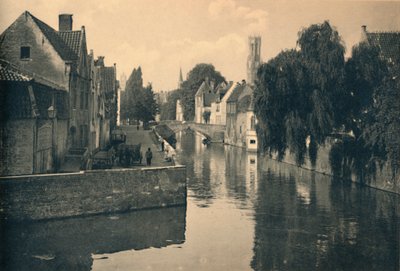 Algemeen Uitzicht op de Groene Kade, ca. 1910 door Unbekannt