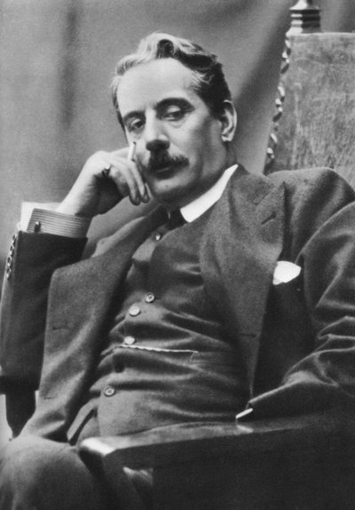 Giacomo Puccini 1858-1924, Italiaanse componist, 1910 door Unbekannt