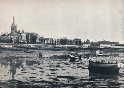 Harwich - Het strand bij eb, 1895 door Unbekannt