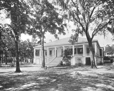 Huis van Jefferson Davis, Biloxi, Mississippi, VS, ca. 1900 door Unbekannt