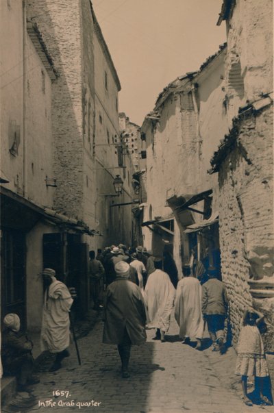 In de Arabische Wijk, Caïro, Egypte, 1936 door Unbekannt