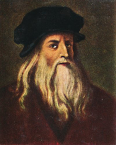 Leonardo da Vinci 1452-1519. - Zelfportret, 1934 door Unbekannt